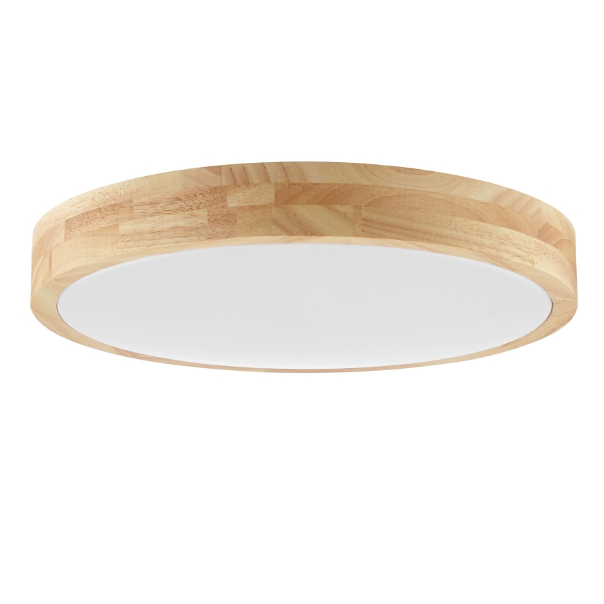 Brilliant - LED Taklampa för badrum MOREEN LED/18W/230V 2700/4000/6500K Ø 34 cm IP44 gummiträ