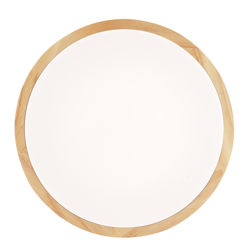 Brilliant - LED Taklampa för badrum MOREEN LED/18W/230V 2700/4000/6500K Ø 34 cm IP44 gummiträ