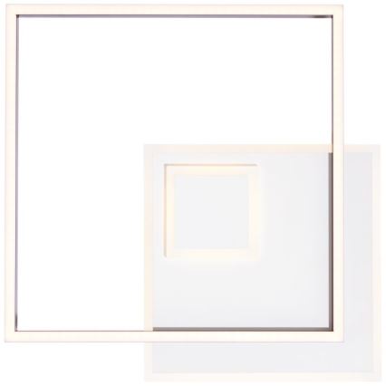 Brilliant - LED Dimbar taklampa IORGO LED/40W/230V 3000K 43,5x43,5 cm vit/svart