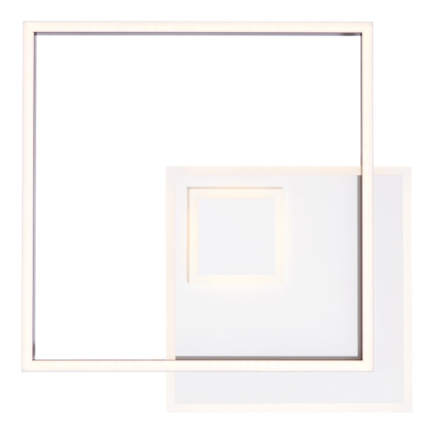 Brilliant - LED Dimbar taklampa IORGO LED/40W/230V 3000K 43,5x43,5 cm vit/svart