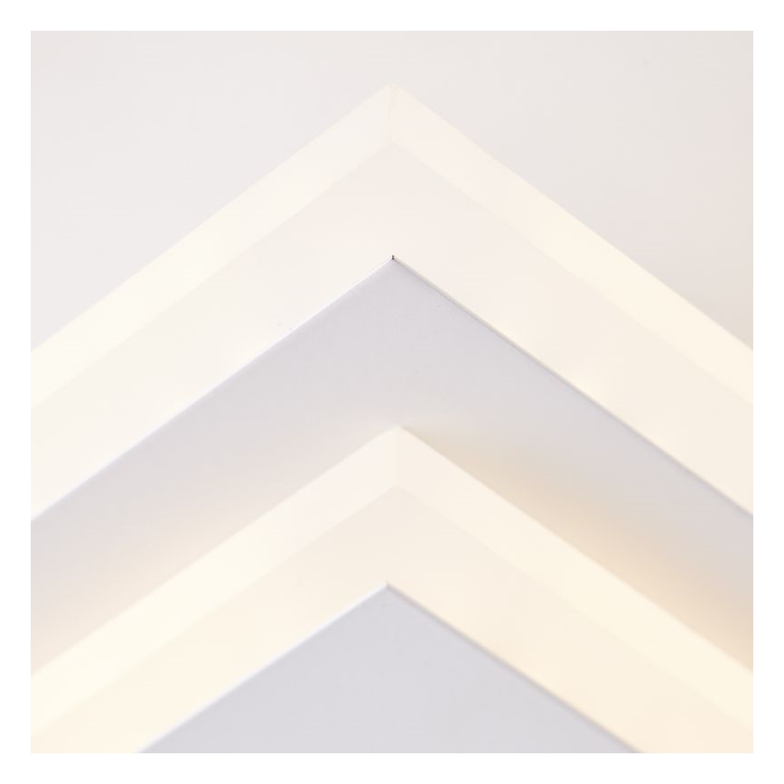 Brilliant - LED Dimbar taklampa IORGO LED/40W/230V 3000K 43,5x43,5 cm vit/svart