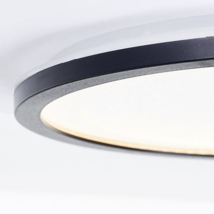 Brilliant - LED Dimbar taklampa MOSAKO LED/20W/230V 2700K diameter 29,5 cm svart