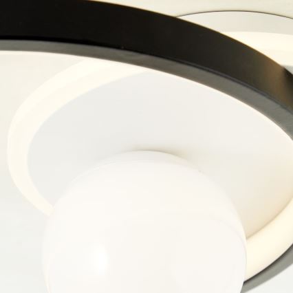 Brilliant - LED Dimbar taklampa ATLANTA LED/24W/230V svart/vit