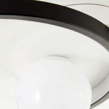 Brilliant - LED Dimbar taklampa ATLANTA LED/24W/230V svart/vit