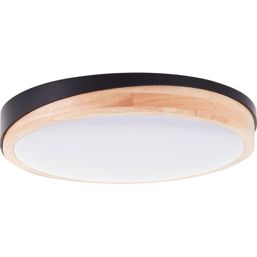 Brilliant - LED Dimbar taklampa BAARLO LED/24W/230V diameter 35 cm svart/gummifikon - FSC certifierade