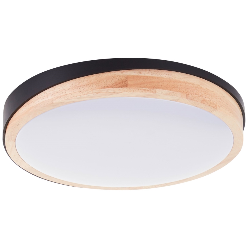 Brilliant - LED Dimbar taklampa BAARLO LED/24W/230V diameter 35 cm svart/gummifikon - FSC certifierade