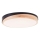 Brilliant - LED Dimbar taklampa BAARLO LED/24W/230V diameter 35 cm svart/gummifikon - FSC certifierade