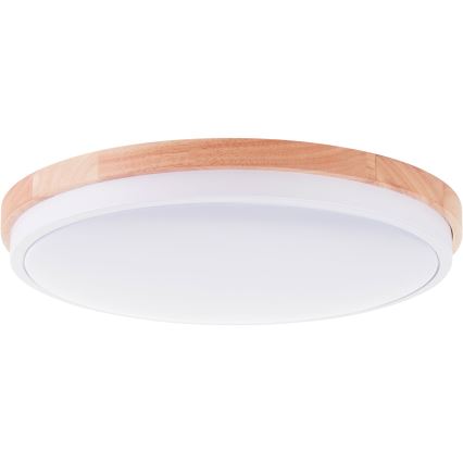 Brilliant - LED Dimbar taklampa BAARLO LED/24W/230V diameter 35 cm vit/gummifikon - FSC certifierade