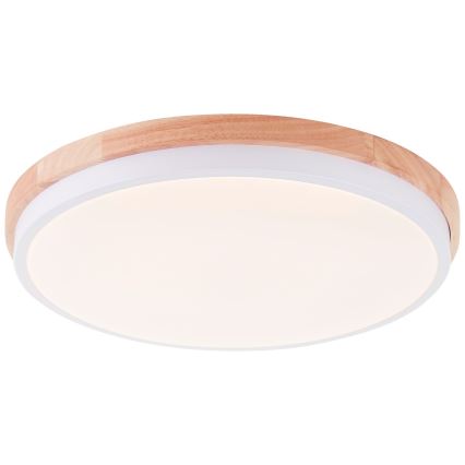Brilliant - LED Dimbar taklampa BAARLO LED/24W/230V diameter 35 cm vit/gummifikon - FSC certifierade
