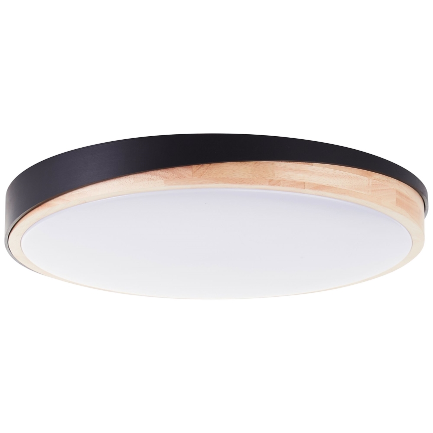 Brilliant - LED Dimbar taklampa BAARLO LED/36W/230V 3000-6500K diameter 50 cm svart/gummifikon + fjärrkontroll - FSC certifierade