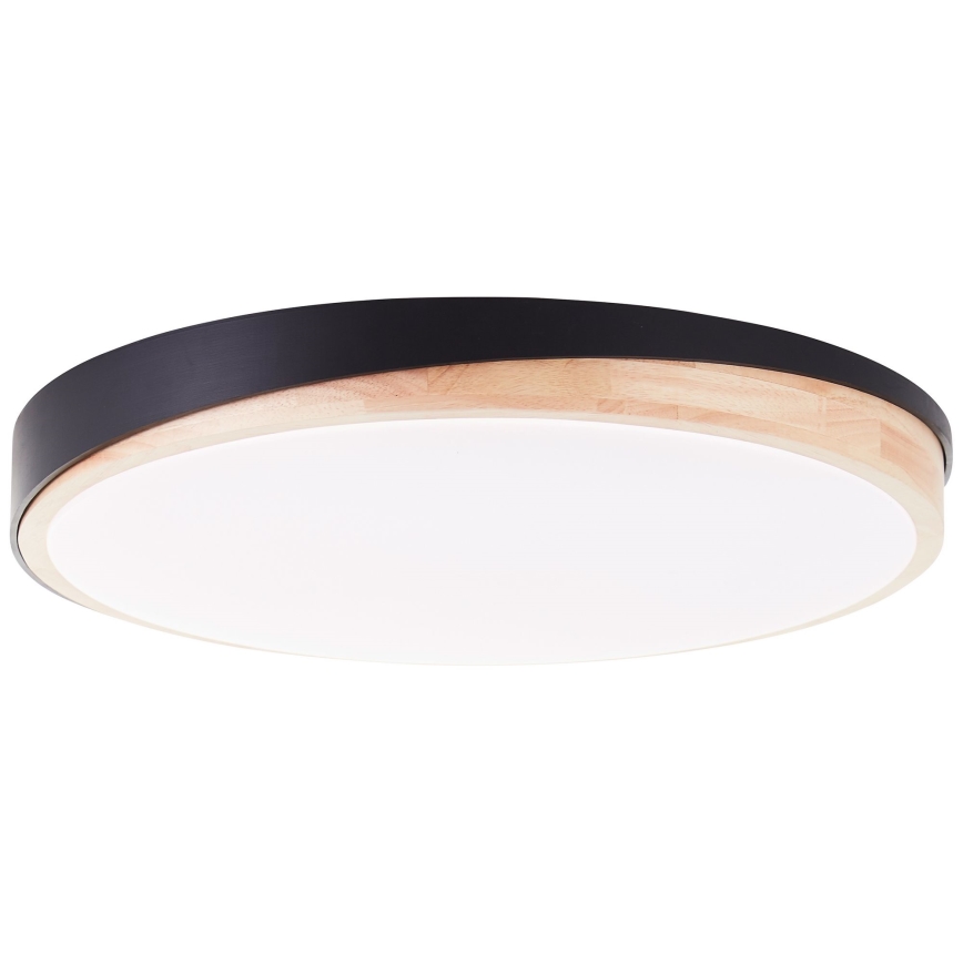 Brilliant - LED Dimbar taklampa BAARLO LED/36W/230V 3000-6500K diameter 50 cm svart/gummifikon + fjärrkontroll - FSC certifierade