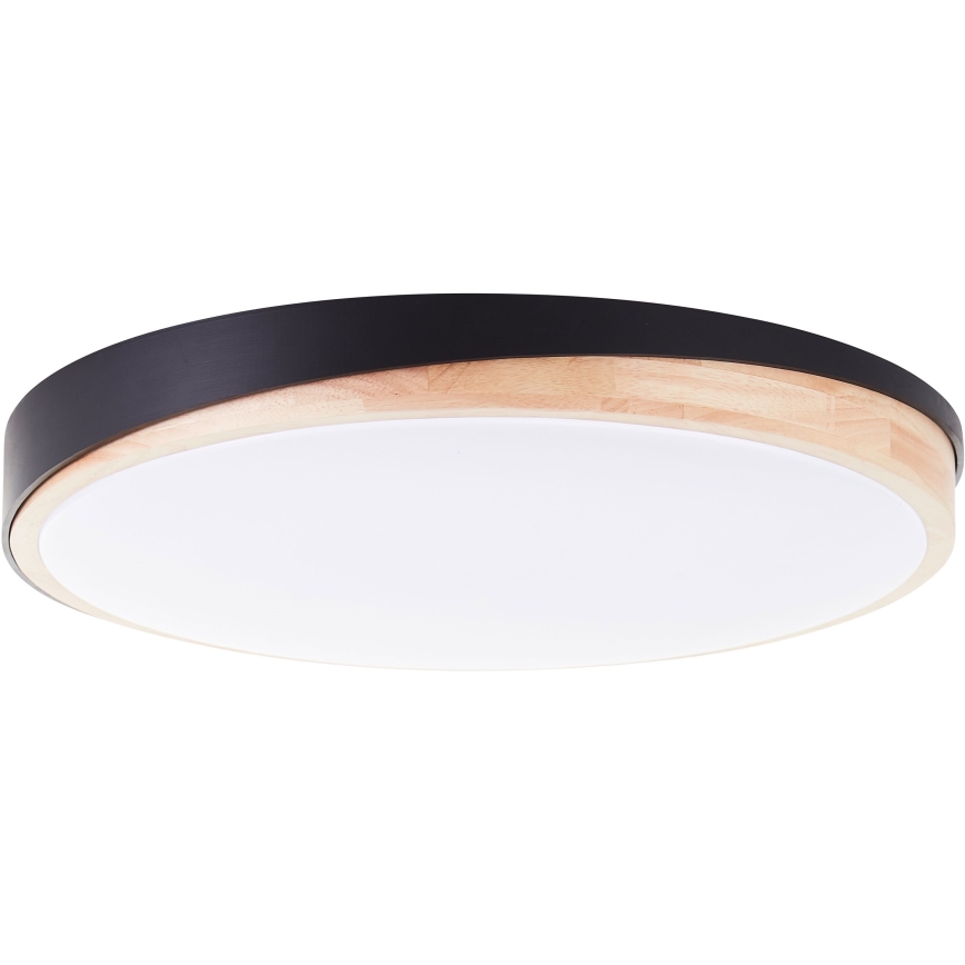 Brilliant - LED Dimbar taklampa BAARLO LED/36W/230V 3000-6500K diameter 50 cm svart/gummifikon + fjärrkontroll - FSC certifierade