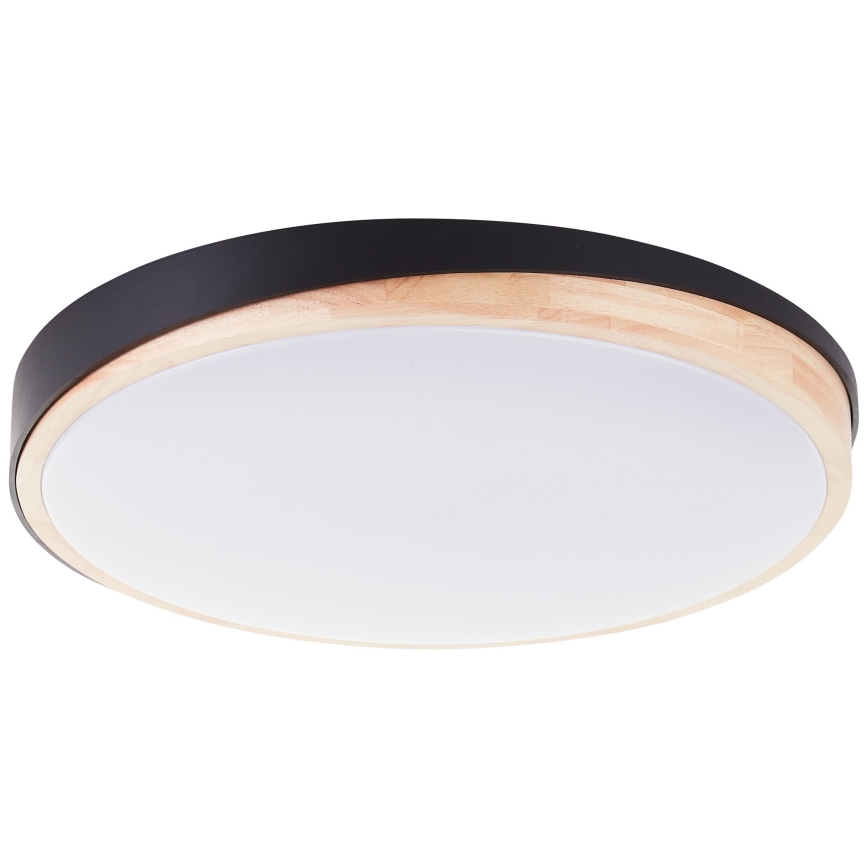 Brilliant - LED Dimbar taklampa BAARLO LED/36W/230V 3000-6500K diameter 50 cm svart/gummifikon + fjärrkontroll - FSC certifierade