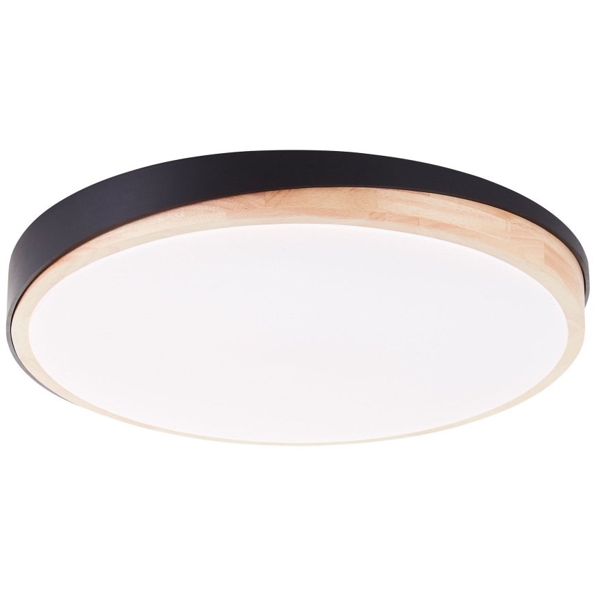 Brilliant - LED Dimbar taklampa BAARLO LED/36W/230V 3000-6500K diameter 50 cm svart/gummifikon + fjärrkontroll - FSC certifierade