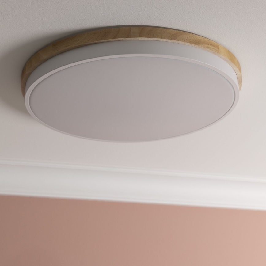 Brilliant - LED Dimbar taklampa BAARLO LED/36W/230V 3000-6500K diameter 50 cm vit/gummifikon + fjärrkontroll