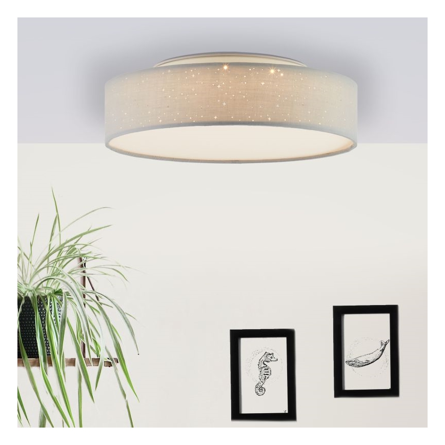 Brilliant - LED Dimbar taklampa BASKA LED/12W/230V diameter 38 cm 3000K