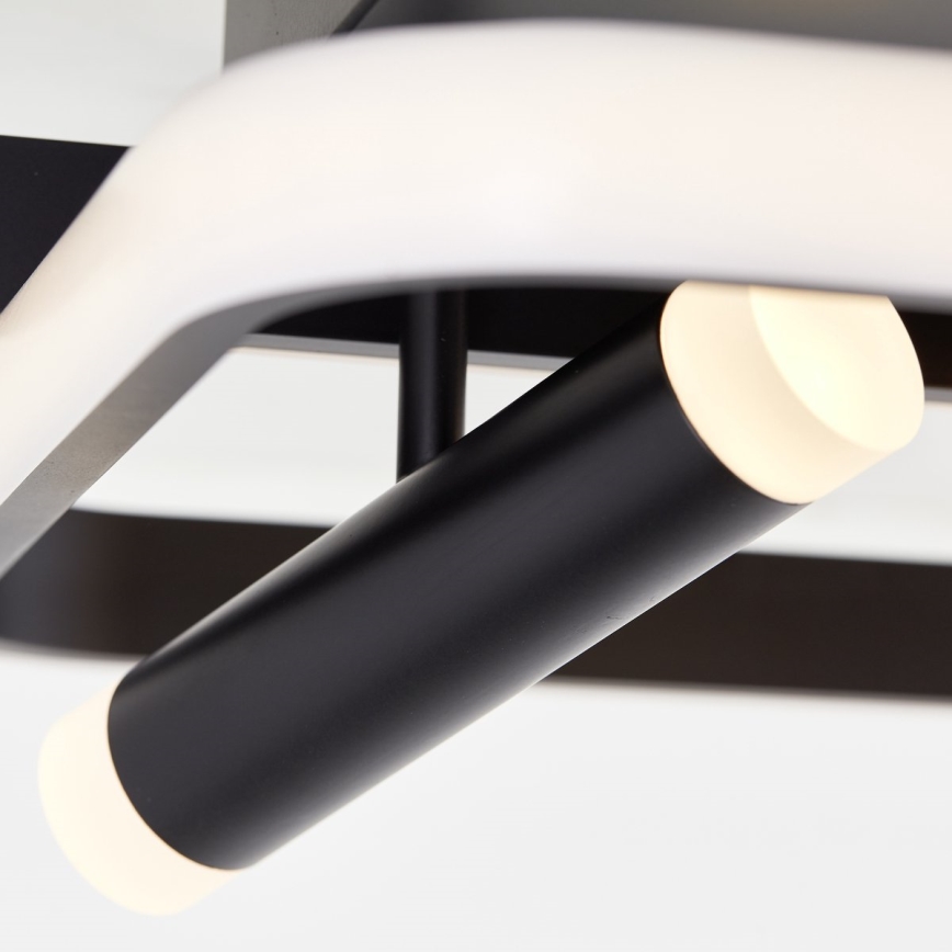 Brilliant - LED Dimbar taklampa DALIDA LED/54W/230V 3000-6500K 45,2x66 cm svart + fjärrkontroll