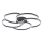 Brilliant - LED Dimbar taklampa FICO LED/32W/230V diameter 57 cm svart