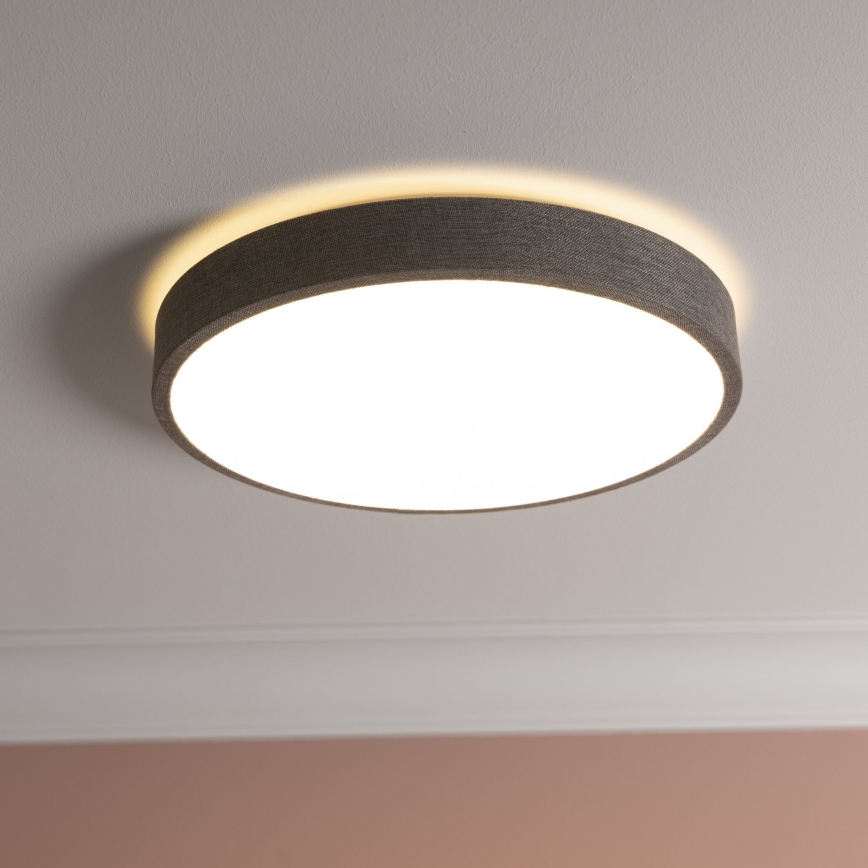 Brilliant - LED Dimbar taklampa FILIZ LED/24W/230V diameter 38,5 cm grå