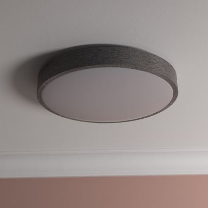 Brilliant - LED Dimbar taklampa FILIZ LED/24W/230V diameter 38,5 cm grå