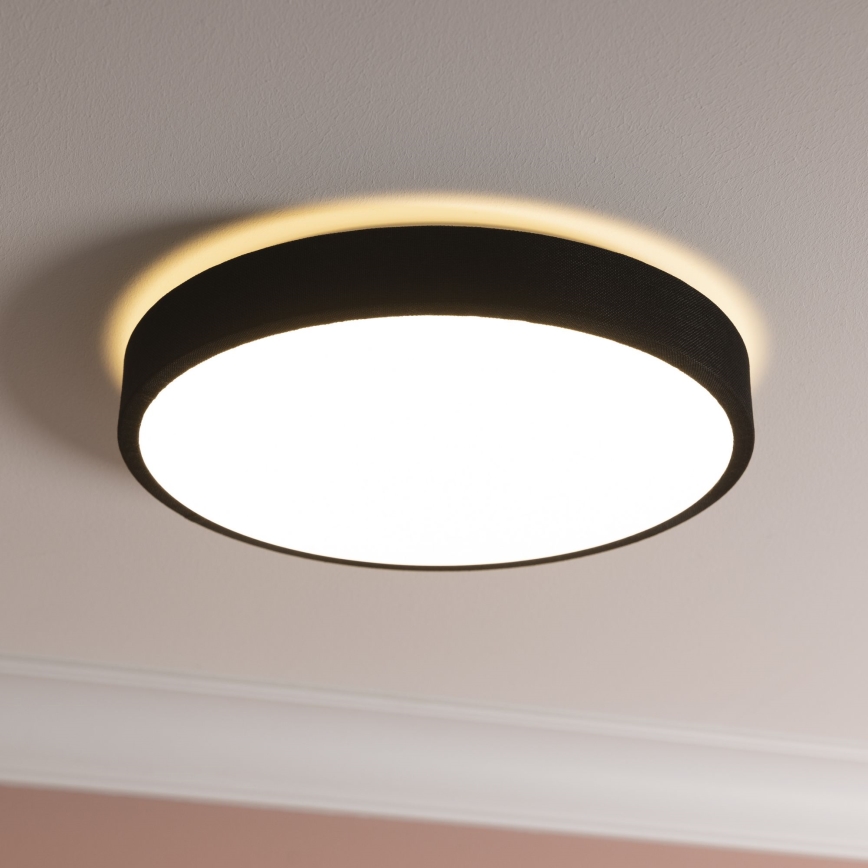 Brilliant - LED Dimbar taklampa FILIZ LED/24W/230V diameter 38,5 cm svart