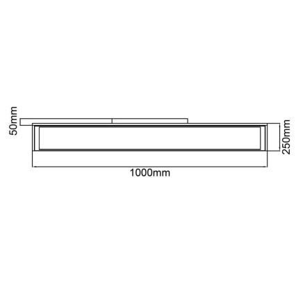 Brilliant - LED Dimbar taklampa FLAT LED/32W/230V 2700-6500K + fjärrkontroll