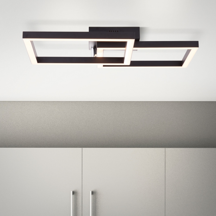 Brilliant - LED Dimbar taklampa KJORN LED/32W/230V 3000K svart
