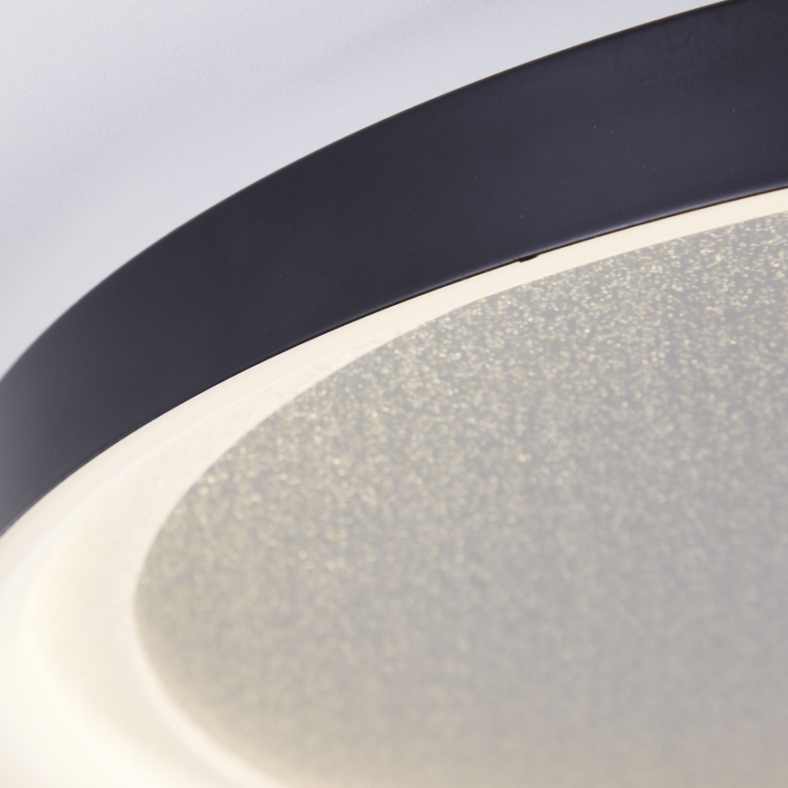 Brilliant - LED Dimbar taklampa QUITO LED/30W/230V 3000K diameter 42 cm svart