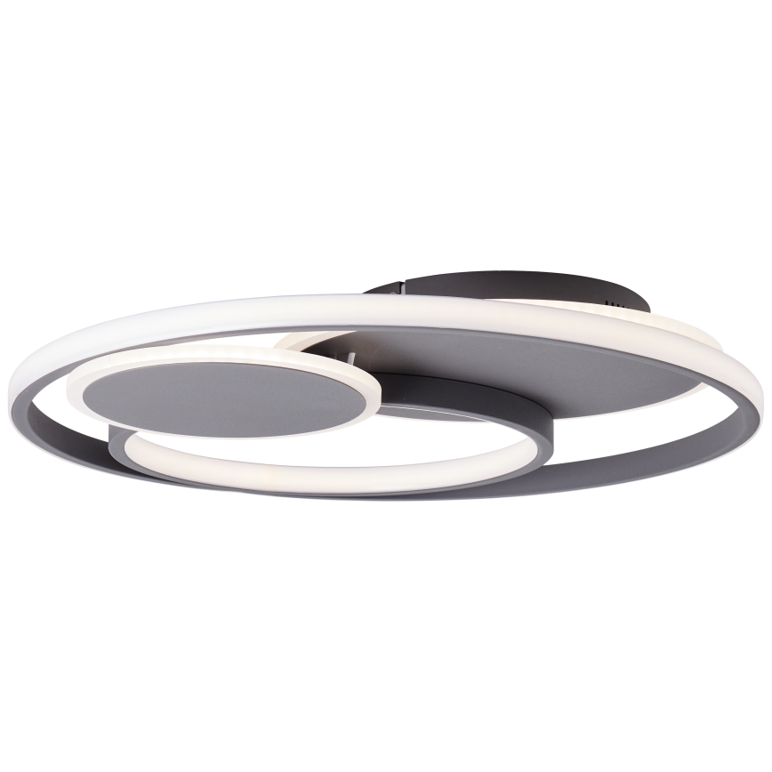 Brilliant - LED Dimbar taklampa RUNDA LED/50W/230V 3000-6500K svart + fjärrkontroll