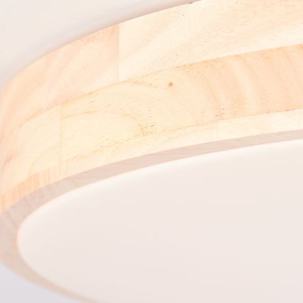 Brilliant - LED dimbar taklampa SLIMLINE LED/60W/230V 3000-6500K Ø 45 cm gummiträ, inkl. fjärrkontroll