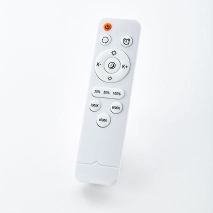 Brilliant - LED dimbar taklampa SLIMLINE LED/60W/230V 3000-6500K Ø 45 cm gummiträ, inkl. fjärrkontroll