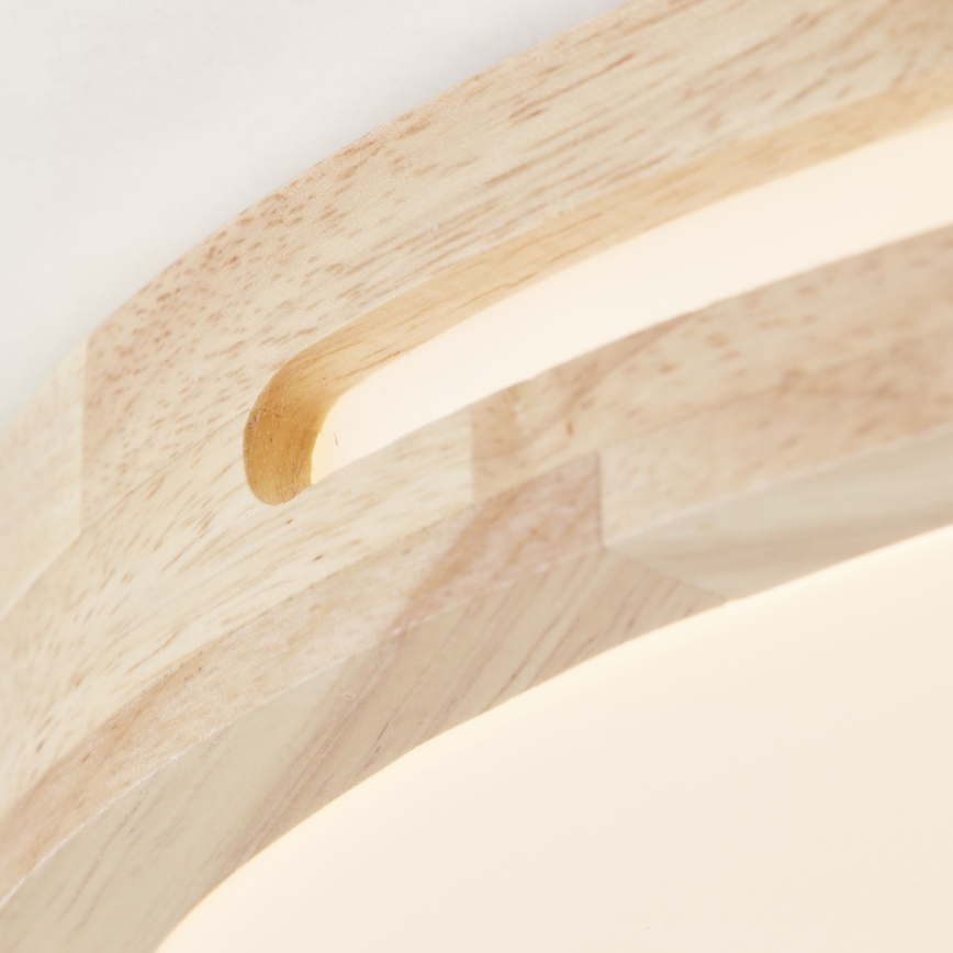Brilliant - LED Dimbar taklampa WOODBURY LED/24W/230V diameter 39 cm gummifikon - FSC certifierade