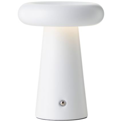 Brilliant - LED Dimbart touch-utomhusbordslampa MUFFIN LED/3W/5V USB 2600 mAh IP44 vit