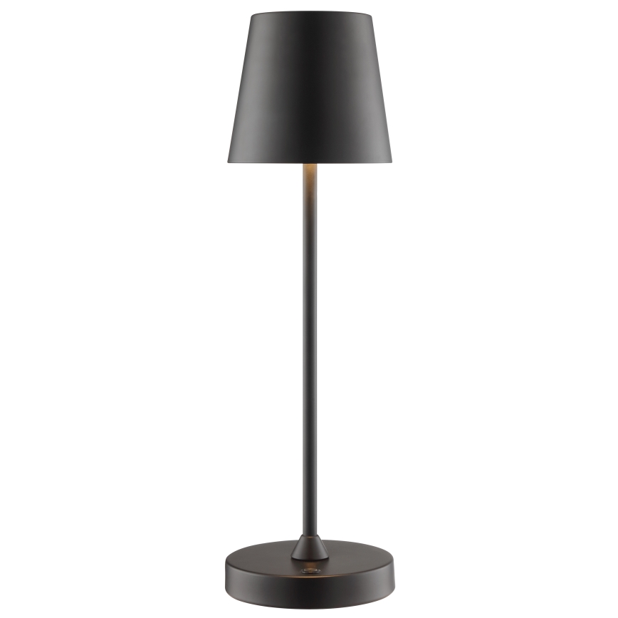 Brilliant - LED Dimbar uppladdningsbar touchstyrd utomhusbordslampa ELORA LED/2,5W/5V 2700K 2600 mAh IP44 svart