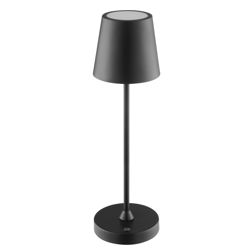 Brilliant - LED Dimbar uppladdningsbar touchstyrd utomhusbordslampa ELORA LED/2,5W/5V 2700K 2600 mAh IP44 svart