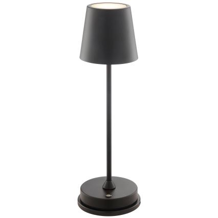 Brilliant - LED Dimbar uppladdningsbar touchstyrd utomhusbordslampa ELORA LED/2,5W/5V 2700K 2600 mAh IP44 svart