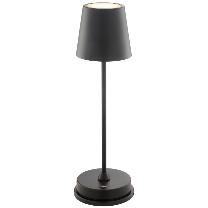 Brilliant - LED Dimbar uppladdningsbar touchstyrd utomhusbordslampa ELORA LED/2,5W/5V 2700K 2600 mAh IP44 svart