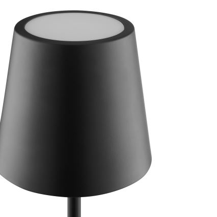 Brilliant - LED Dimbar uppladdningsbar touchstyrd utomhusbordslampa ELORA LED/2,5W/5V 2700K 2600 mAh IP44 svart