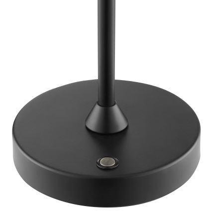 Brilliant - LED Dimbar uppladdningsbar touchstyrd utomhusbordslampa ELORA LED/2,5W/5V 2700K 2600 mAh IP44 svart