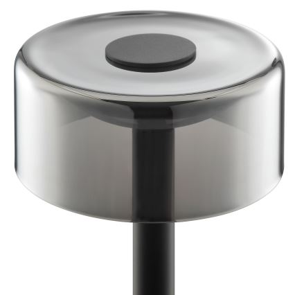 Brilliant - RAZOR LED uppladdningsbar, dimbar, beröringsstyrd utomhusbordslampa LED/2,5W/5V 2700K 2600 mAh IP44 svart