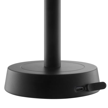 Brilliant - RAZOR LED uppladdningsbar, dimbar, beröringsstyrd utomhusbordslampa LED/2,5W/5V 2700K 2600 mAh IP44 svart