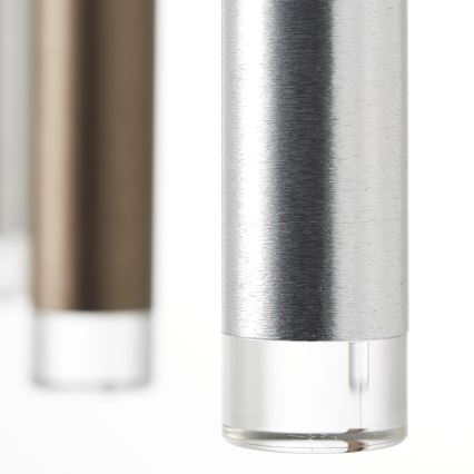 Brilliant - LED-dimmbar pendellampa med vajer CEMBALO LED/32W/230V matt krom/svart/brun