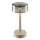 Brilliant - LED-dimbbar uppladdningsbar beröringsstyrd utomhusbordslampa RAZOR LED/2,5W/5V 2700K 2600 mAh IP44 grå
