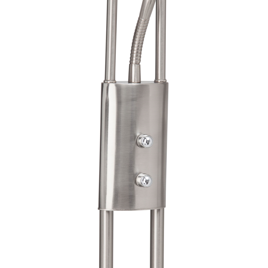 Brilliant - LED-dimmbar golvlampa FINN 2xLED/13W/230V mattkrom