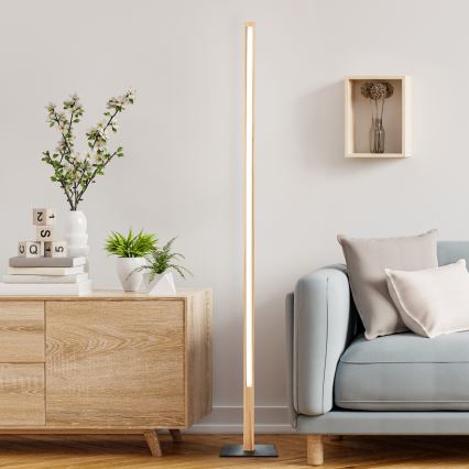 Brilliant - LED Golvlampa ARION LED/14W/230V furu