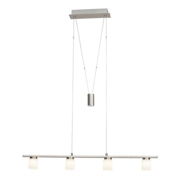 Brilliant - LED ljuskrona med textilsladd BETSY 4xLED/4,5W/230V
