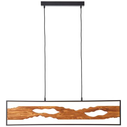 Brilliant - LED ljuskrona med textilsladd CHAUMONT LED/20W/230V tall - FSC certifierade