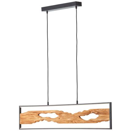 Brilliant - LED ljuskrona med textilsladd CHAUMONT LED/20W/230V tall - FSC certifierade