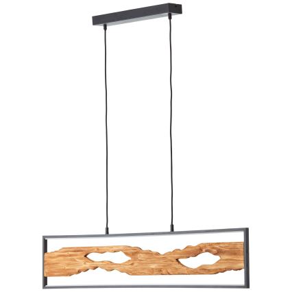 Brilliant - LED ljuskrona med textilsladd CHAUMONT LED/20W/230V tall - FSC certifierade