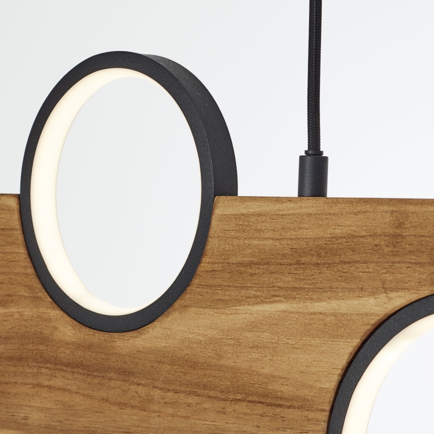 Brilliant - LED ljuskrona med textilsladd CHEESY LED/34W/230V tall - FSC certifierade